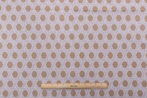 Sample of Terrasol Lillian August Bianca Solution Dyed Acrylic Outdoor Fabric in Sand 
