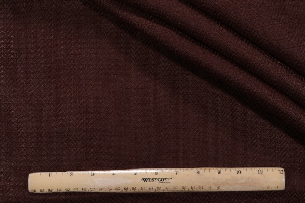 Thibaut Thames Linen Decorator Fabric in Espresso F10244