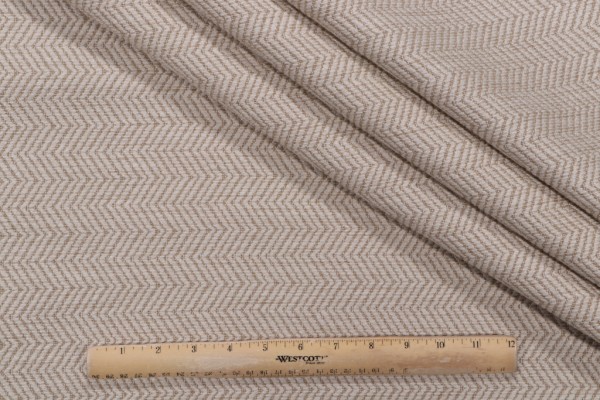 Thibaut Hempstead Herringbone Upholstery Fabric in Flax W72975