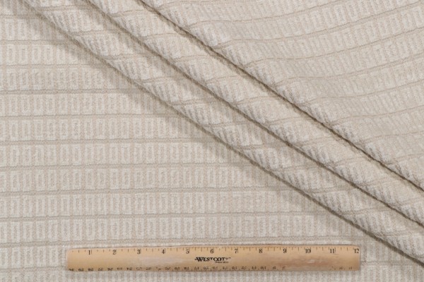 Thibaut Windows Chenille Upholstery Fabric in Ivory W74364