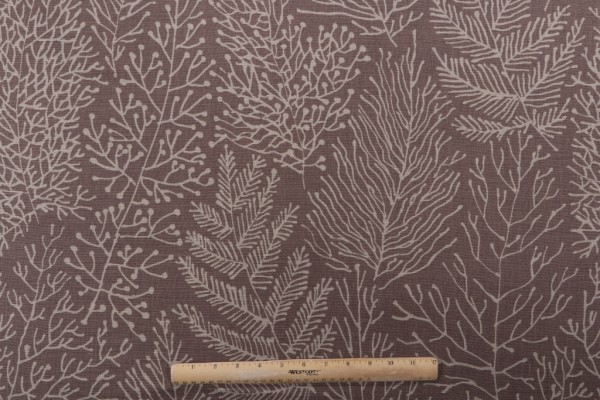  Thibaut Anna French Stackhouse Printed Cotton Drapery Fabric in Bark AF1370