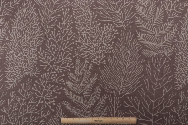  Thibaut Anna French Stackhouse Printed Cotton Drapery Fabric in Bark AF1370