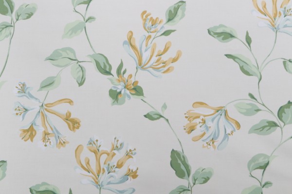 Thibaut Honeysuckle Printed Cotton Drapery Fabric F96724