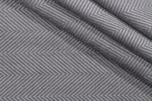 Thibaut Hillside Herringbone Chenille Upholstery Fabric in Flannel W72922
