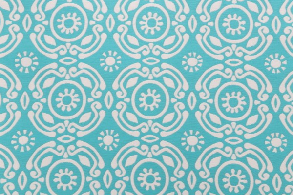 Thibaut Soleil Matelasse Woven Upholstery Fabric in Aqua W77982