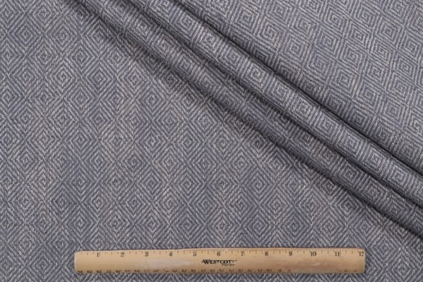 Woven Upholstery Fabric in Grey