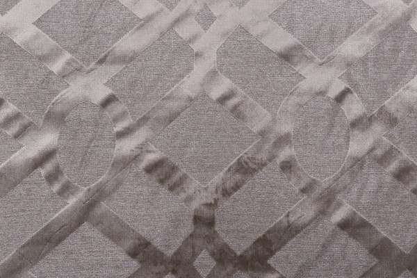 Velvet Pattern Upholstery Fabric in Smoke