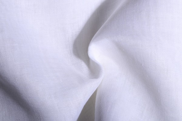 Bram Semi-Sheer Drapery Fabric in Eggshell