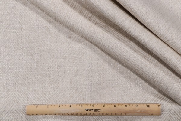 Giada Woven Upholstery Fabric in Linen