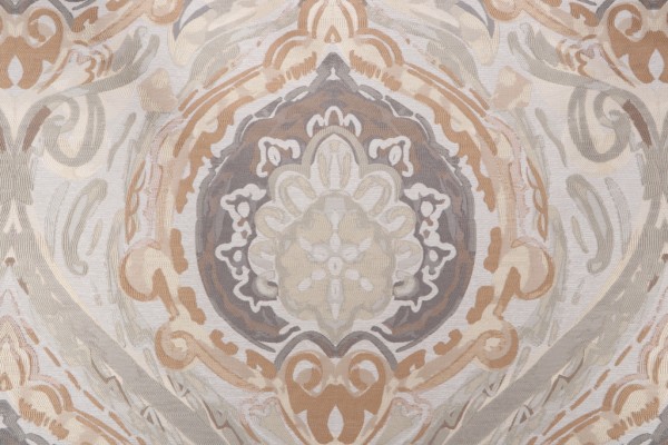 Modern Damask Upholstery Fabric in Neutrals
