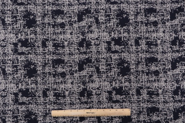 Valdese Buchanan Upholstery Fabric in Navy