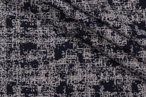 Valdese Buchanan Upholstery Fabric in Navy