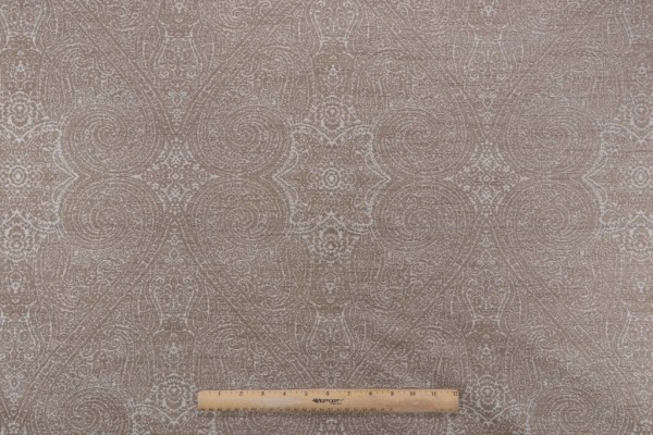 Chenille Upholstery Fabric in Latte