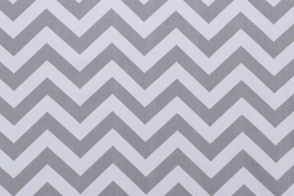 Premier Prints Zig Zag Printed Cotton Drapery Fabric in Storm