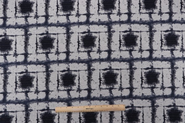 Woven Upholstery Fabric in Navy