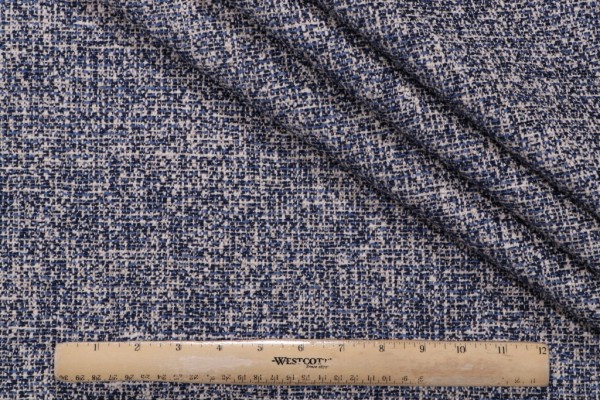 Click for 9.2 Yards Woven Upholstery Fabric in Indigo Woven Upholstery Fabric in Indigo