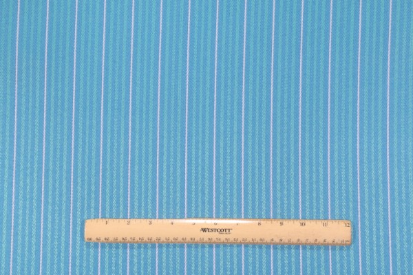 P Kaufmann Boat House Stripe Woven Olefin Outdoor Fabric in Calypso