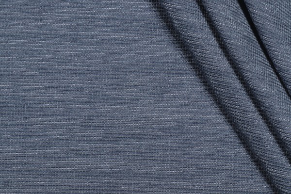 Kaufmann Audition Woven Chenille Upholstery Fabric in Denim