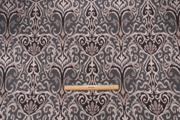Magnolia Home Winchester Printed Cotton Drapery Fabric in Midnight