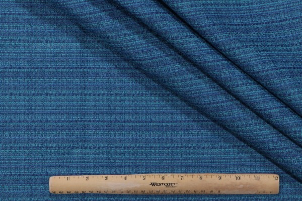 Bella Dura Handloom Woven Olefin Outdoor Fabric in Peacock