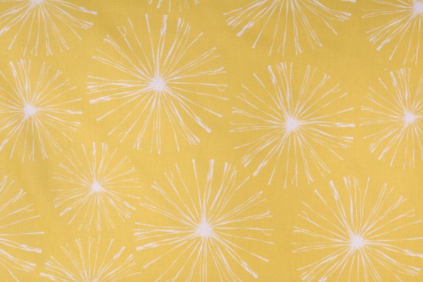 Premier Prints Sparks Printed Cotton Drapery Fabric in Mimosa