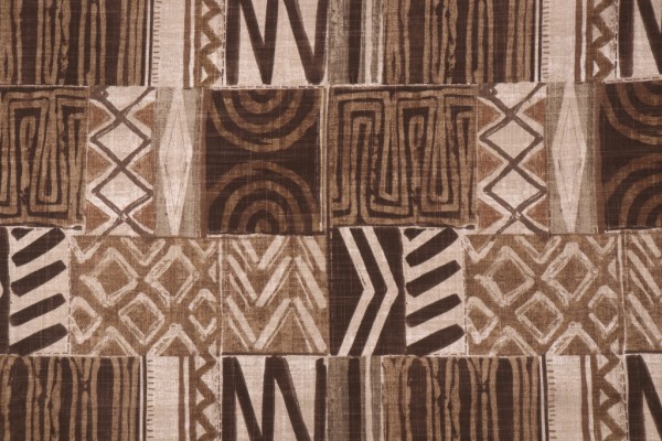 Covington Kenobi Printed Cotton Blend Drapery Fabric in 613-Walnut