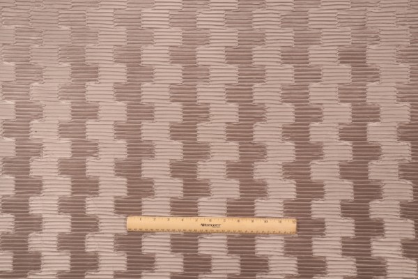 PK Lifestyles Ruche Velvet Decorator Fabric in Mushroom