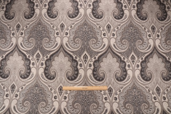 Kravet Latika Printed Linen Drapery Fabric in Shadow CLOSEOUT