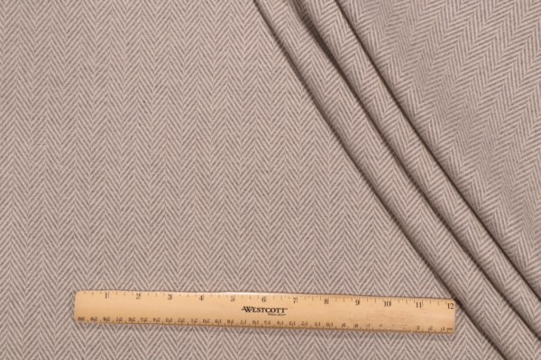 Kaufmann Wallace Woven Upholstery Fabric in Flannel