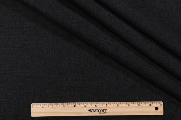 Sample of Thibaut Dyed Wheat AF10238 Woven Decorator Fabric in Black 