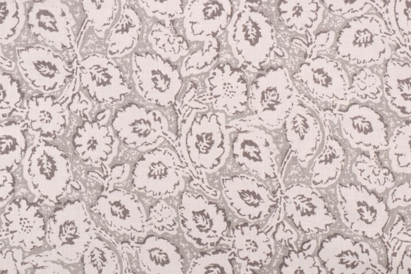 Hamilton Belle Printed Drapery Fabric in Stone