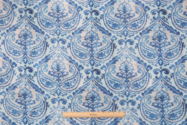 Click for 0.63 Yards PK Lifestyles Summer Medallion Printed Polyester Outdoor Fabric in Marine PK Lifestyles Summer Medallion Printed Polyester Outdoor Fabric in Marine