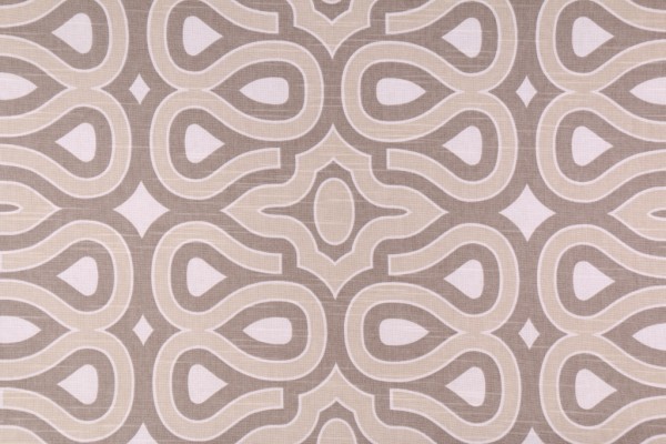 HGTV Home Turtle Shell Printed Cotton Drapery Fabric in Quartz
