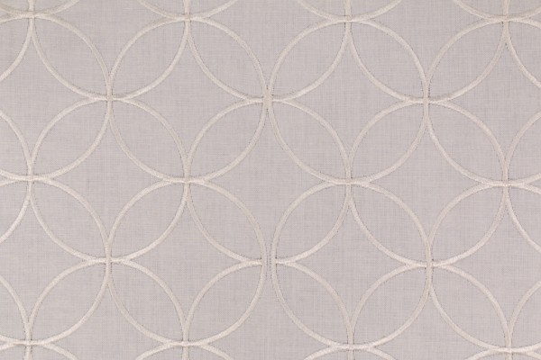 Duralee Ringlet-2 Embroidered Drapery Fabric in 84-Ivory