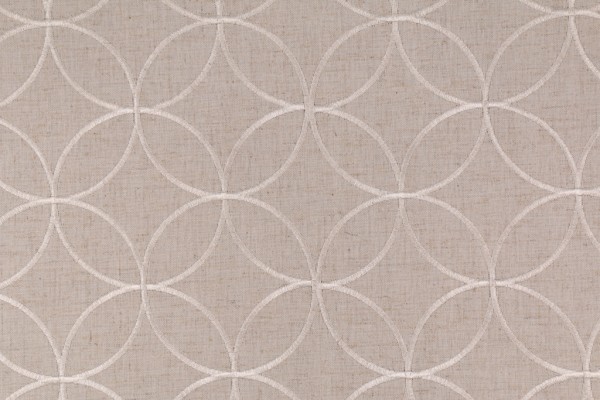 Duralee Ringlet-2 Embroidered Drapery Fabric in 118-Linen