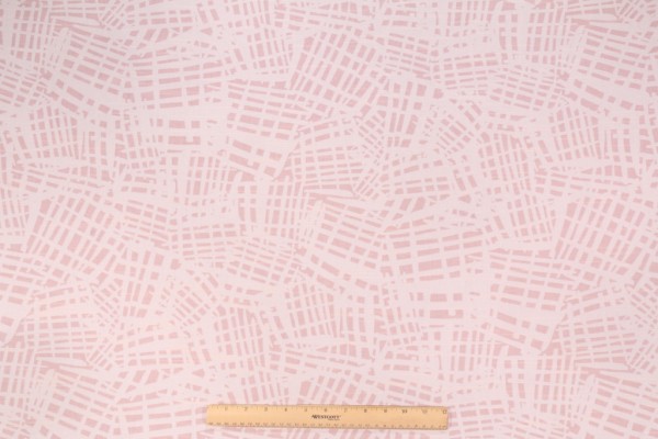 Waverly Waffling Printed Cotton Drapery Fabric in Biscotti