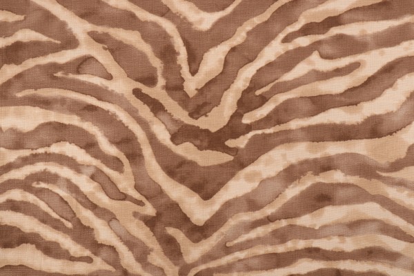 P Kaufmann Jungle Cat Printed Cotton Drapery Fabric in Chocolate