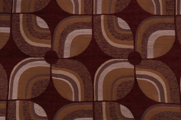 Richloom Blacksmith Woven Chenille Upholstery Fabric in Chianti