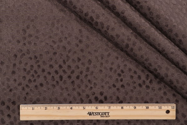 Thibaut Spot On AW1394 Grospoint Velvet Upholstery Fabric in Bark