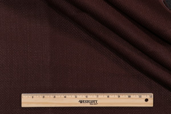 Thibaut Derwent Woven Decorator Fabric in Chocolate