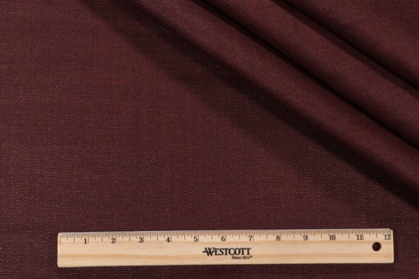 Thibaut Solid Woven Linen Decorator Fabric in Chocolate