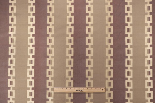 Click for 11 Yards Thibaut Key Stripe AW1374 Woven Decorator Fabric in Cafe Thibaut Key Stripe AW1374 Woven Decorator Fabric in Cafe