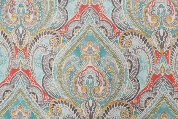Kelly Ripa Home Pretty Witty Printed Polyester Fabric in Reef