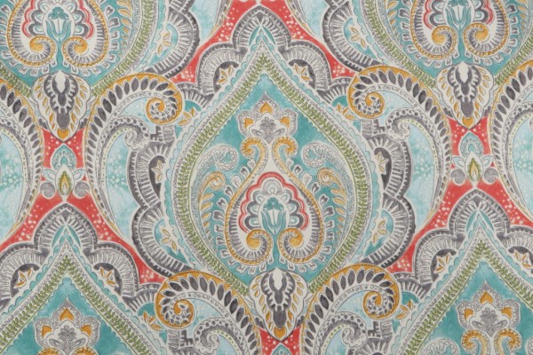 Kelly Ripa Home Pretty Witty Printed Polyester Fabric in Reef