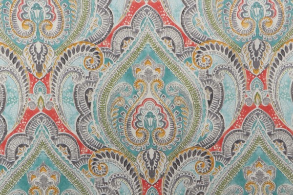 Kelly Ripa Home Pretty Witty Printed Polyester Fabric in Reef