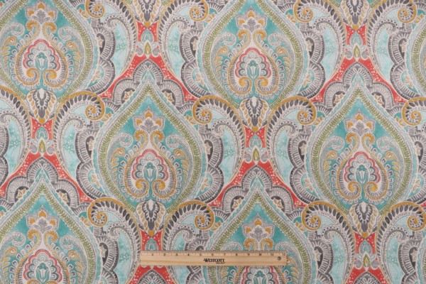 Click for 10 Yards Kelly Ripa Home Pretty Witty Printed Polyester Fabric in Reef Kelly Ripa Home Pretty Witty Printed Polyester Fabric in Reef