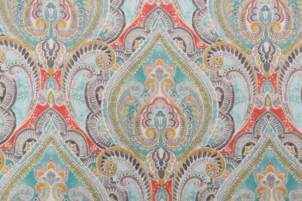 Kelly Ripa Home Pretty Witty Printed Polyester Fabric in Reef