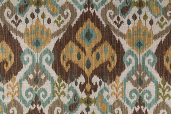 Mill Creek Witherfield Printed Cotton Drapery Fabric in Island