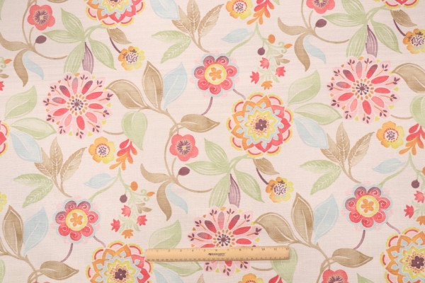 Onyx Age Vania Printed Drapery Fabric in Multi