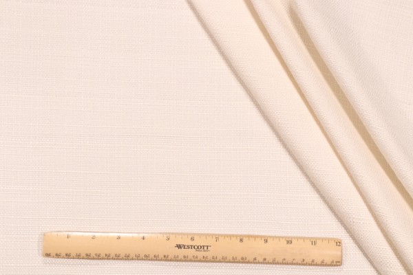 Richloom Platinum Collection Kaye Woven Decorator Fabric in Ivory